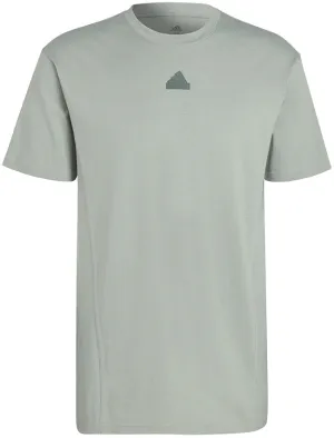 Adidas Mens City Escape T Shirt Silver Green