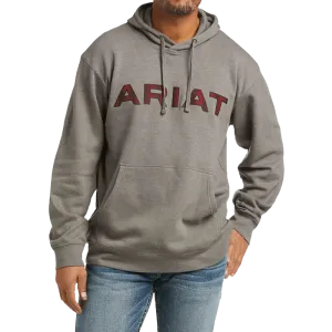 Ariat Men's Basic Raised Logo Charcoal Hoodie