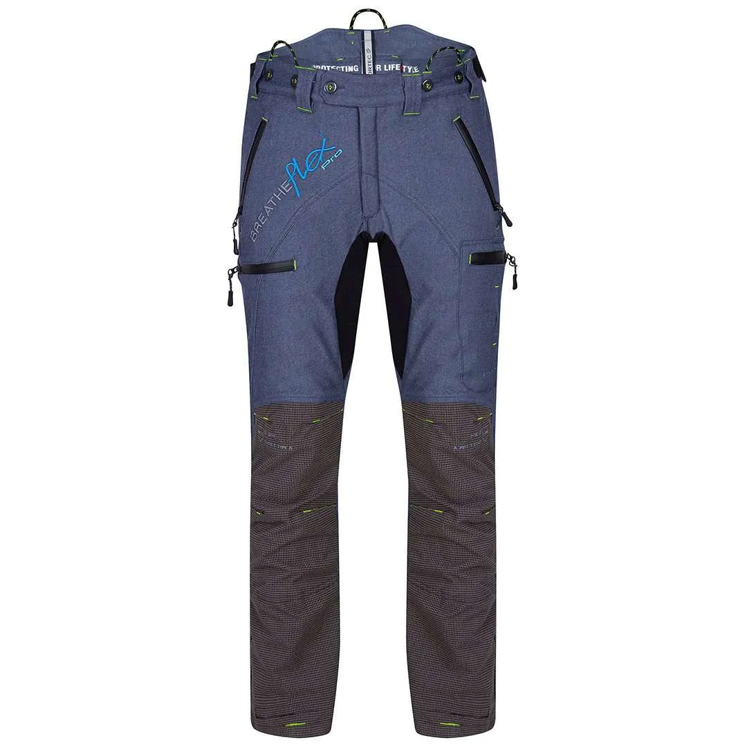 AT4060 Breatheflex Pro Chainsaw Trousers Design A Class 1 Legacy - Denim Blue