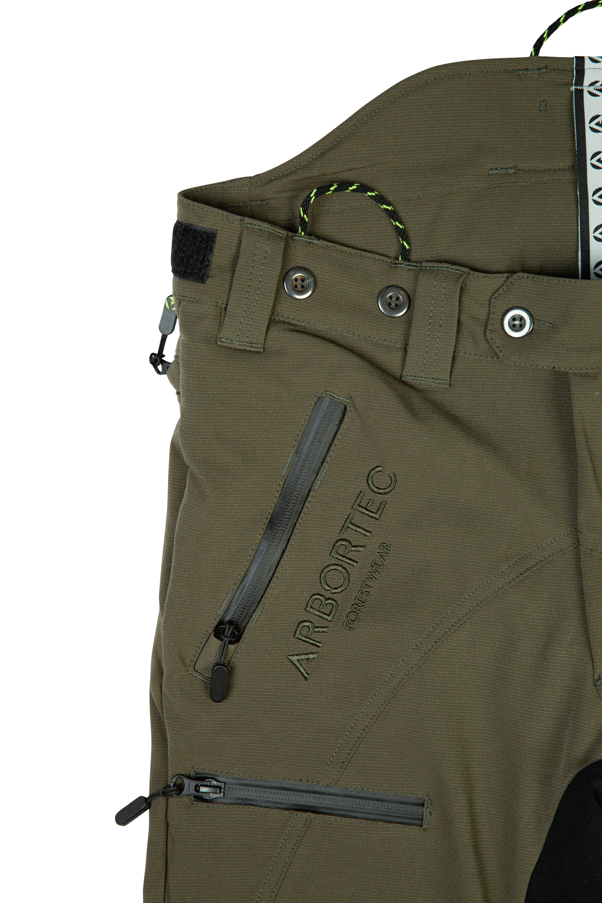 AT4070 Breatheflex Pro Chainsaw Trousers Design C Class 1 - Olive