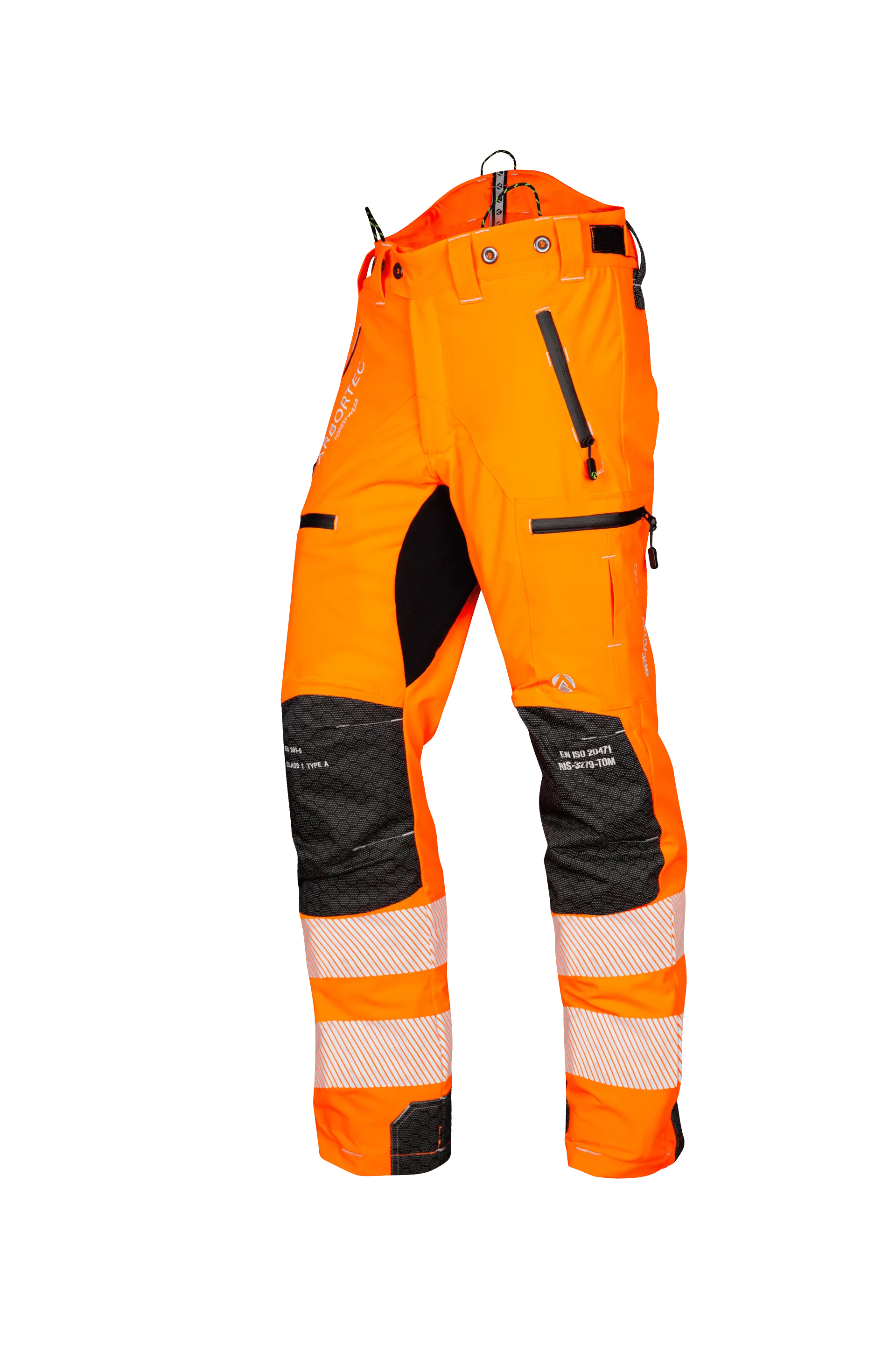 ATHV4060 Breatheflex Pro Chainsaw Trousers Design A Class 1 - Hi-Vis Orange