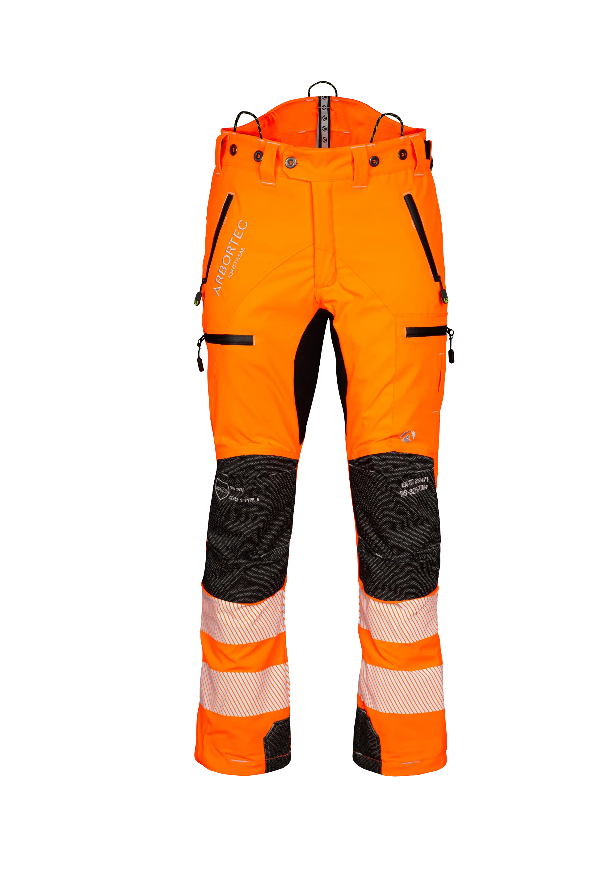 ATHV4060 Breatheflex Pro Chainsaw Trousers Design A Class 1 - Hi-Vis Orange