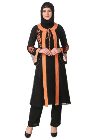 Azka Black Net & Nida Salwar Kameez