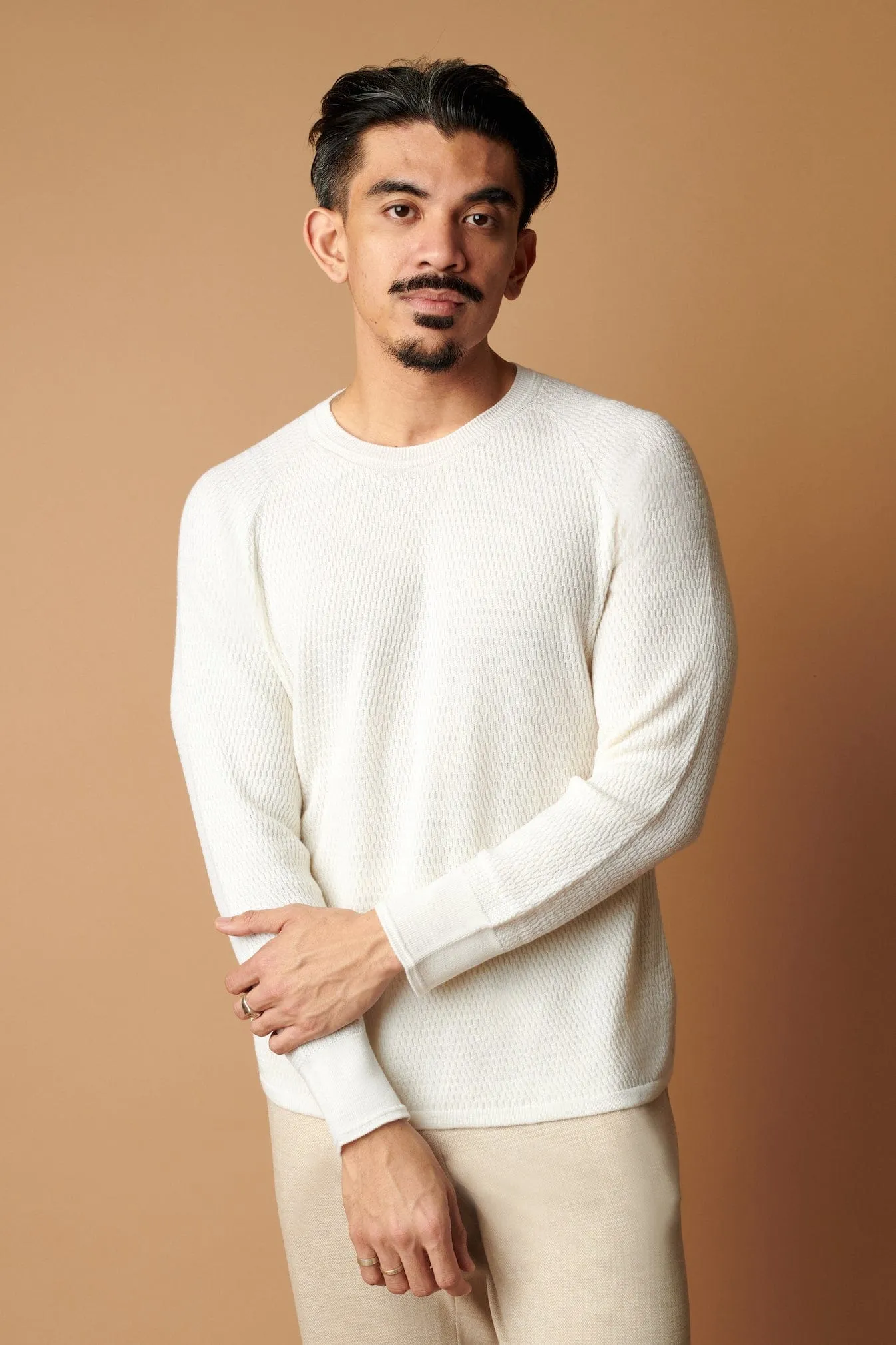 Bailey Waffle Knit Crewneck