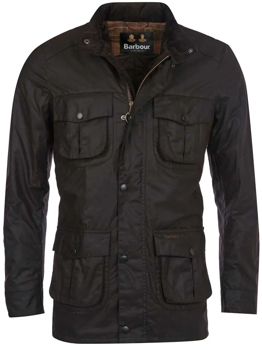 BARBOUR Corbridge Wax Jacket - Mens - Rustic