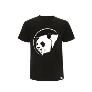 Black Classic Panda Unisex Tee