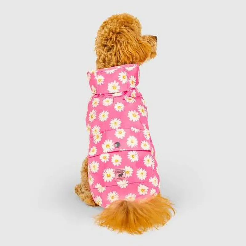 Canada Pooch Pick Me Rain Poncho Daisy