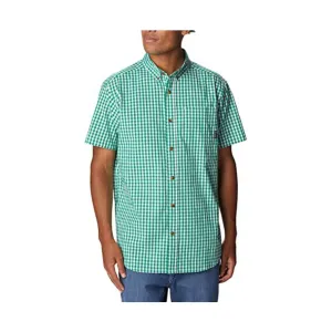 Columbia Men's Rapid Rivers II Short Sleeve Shirt - Bamboo Forest Multi Gingham FINAL SALE!