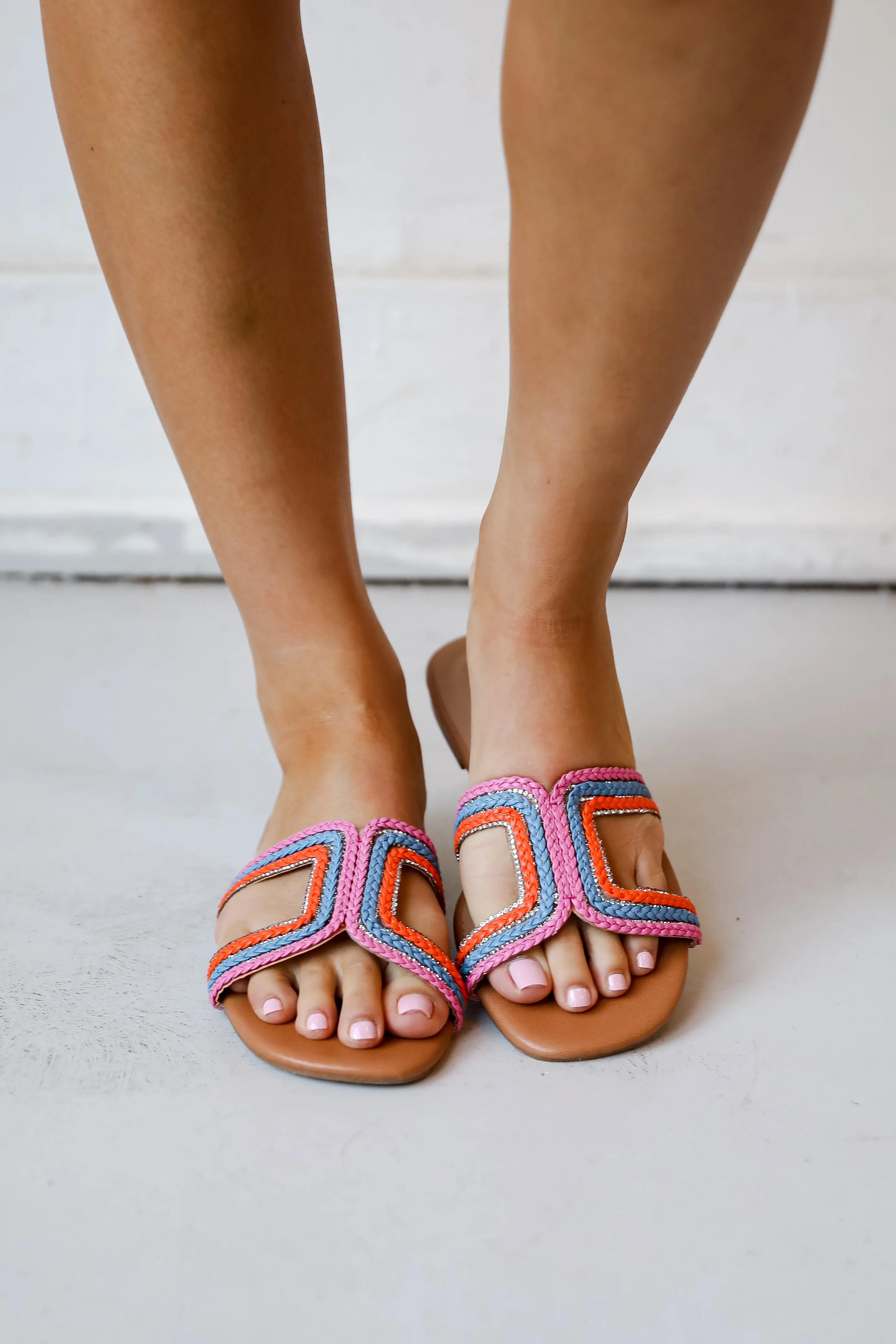 FINAL SALE - Heading To Paradise Hot Pink Slide Sandals