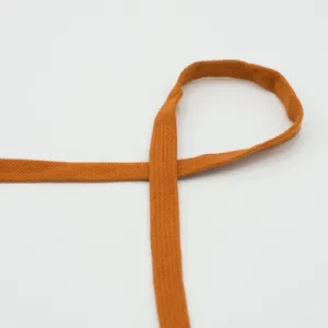 Flat Drawstring Cord - Burnt Orange