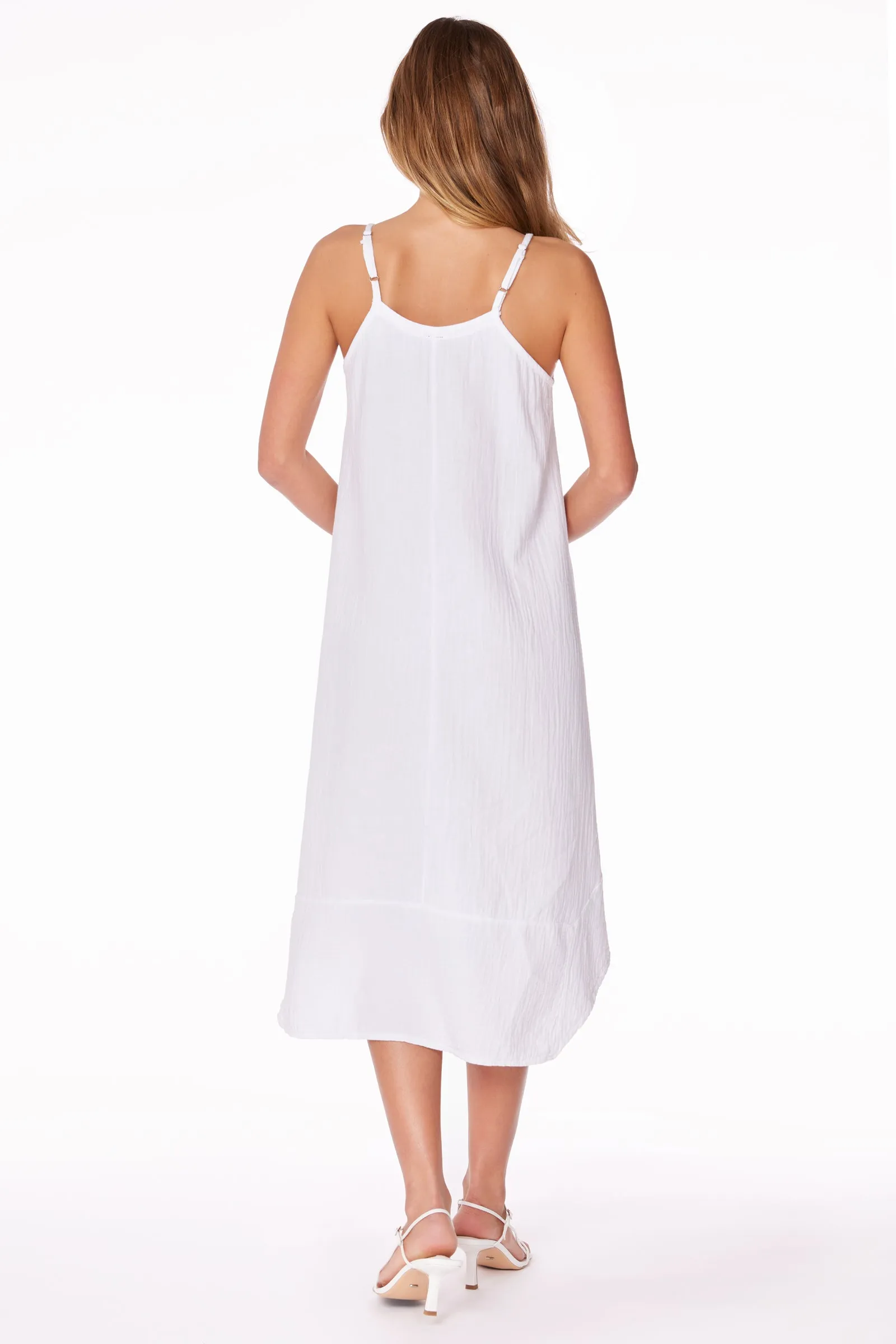 HANDKERCHIEF HEM MAXI DRESS