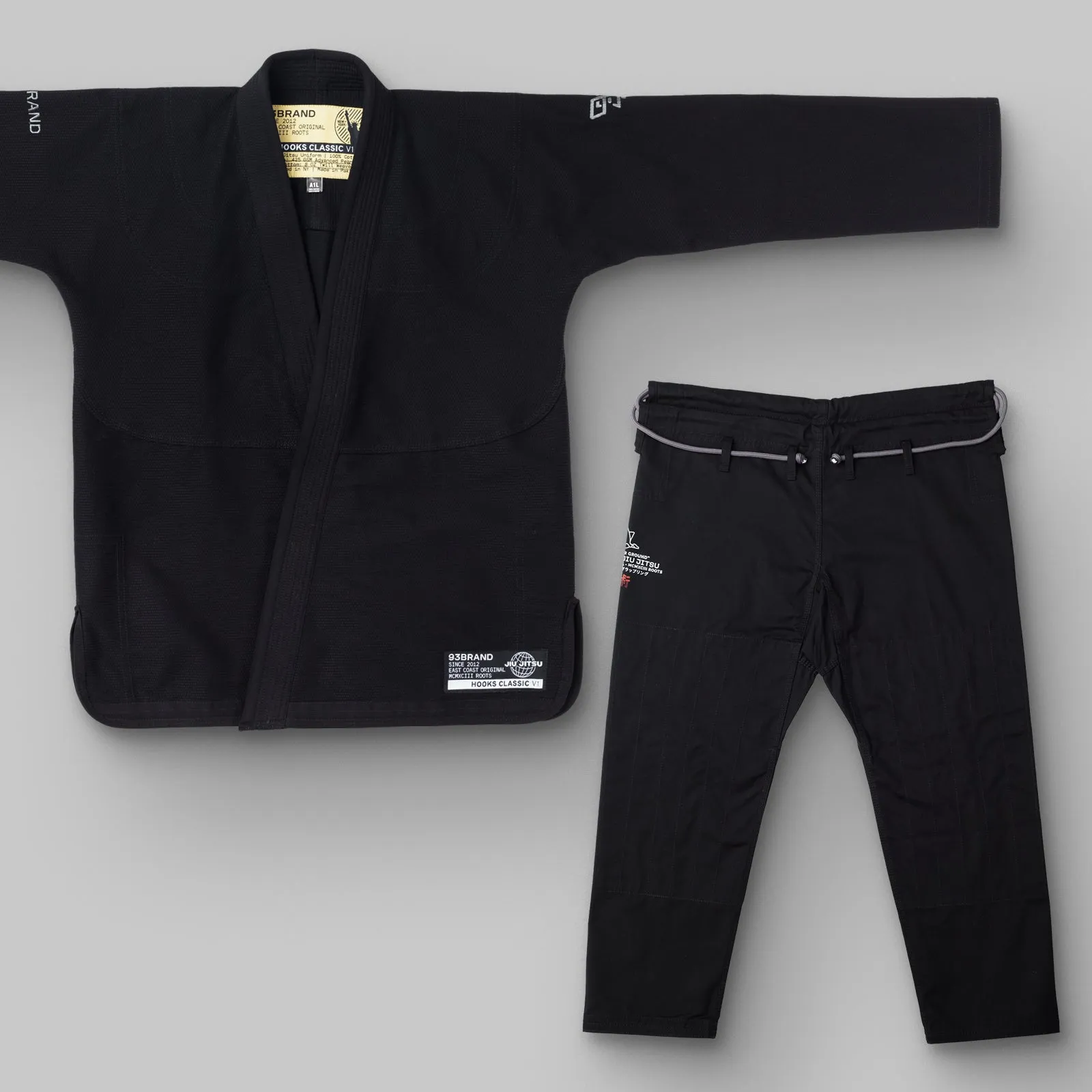 HOOKS CLASSIC  Jiu Jitsu Gi - Black