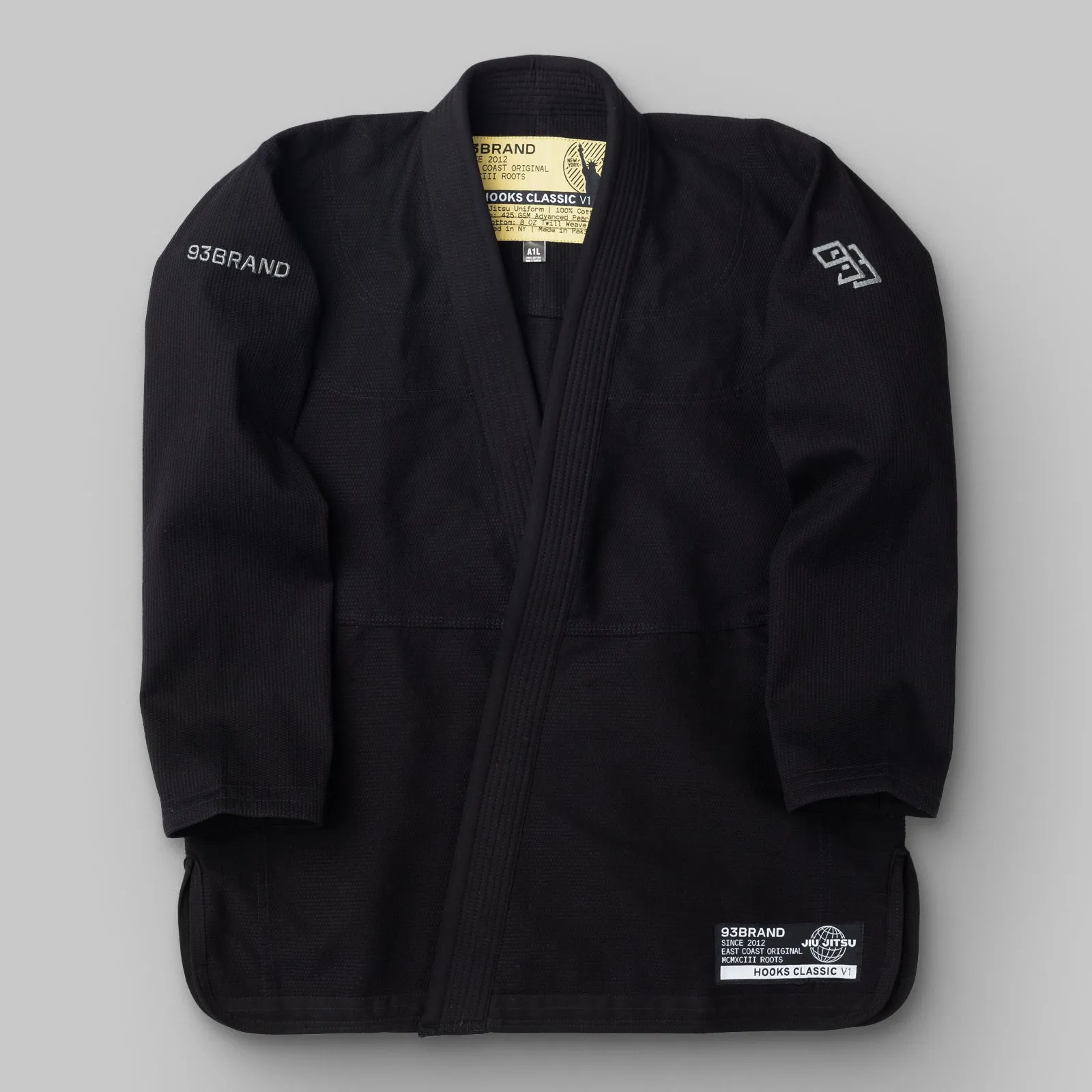 HOOKS CLASSIC  Jiu Jitsu Gi - Black