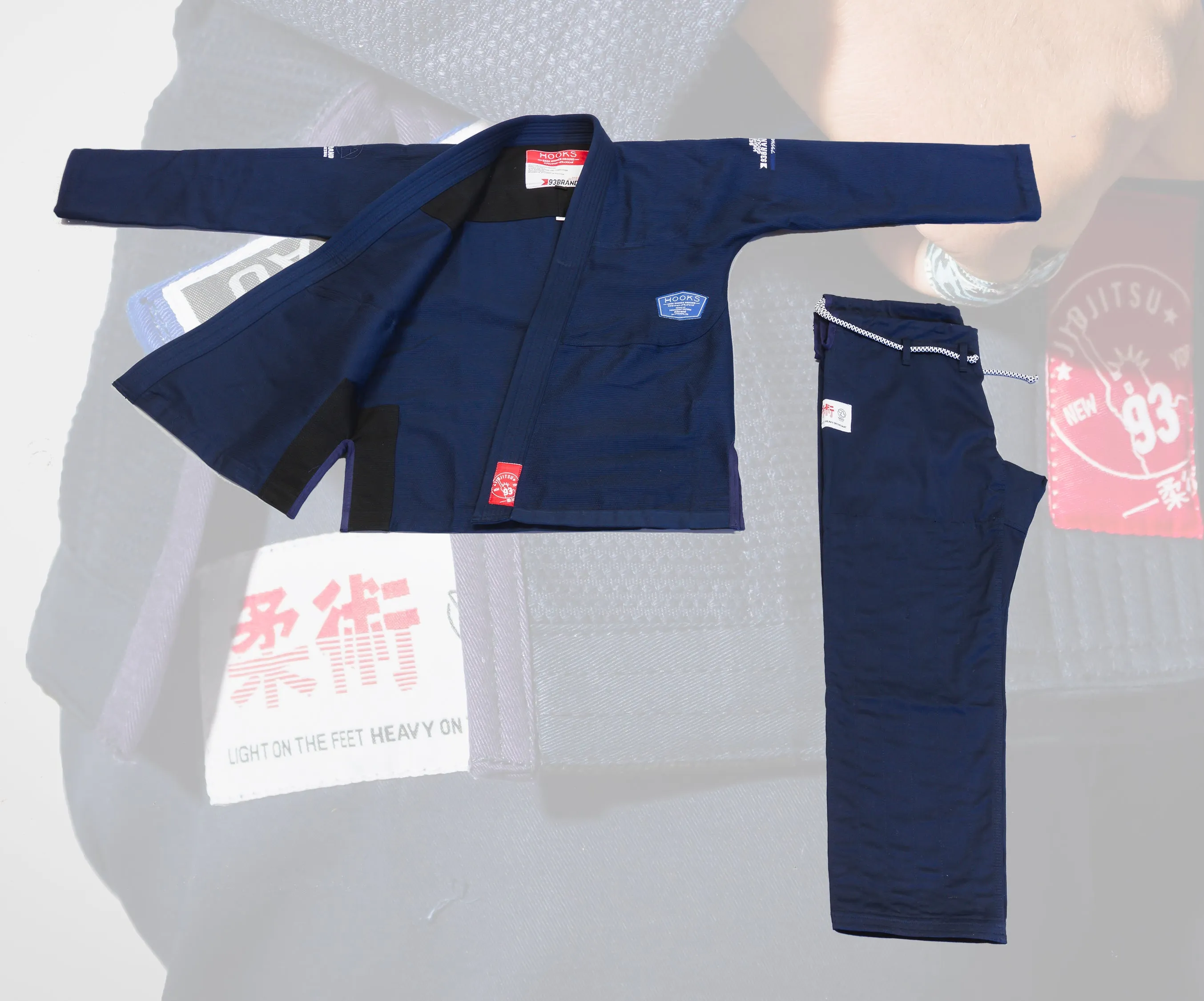 HOOKS V4 Blue Jiu Jitsu Gi - Navy