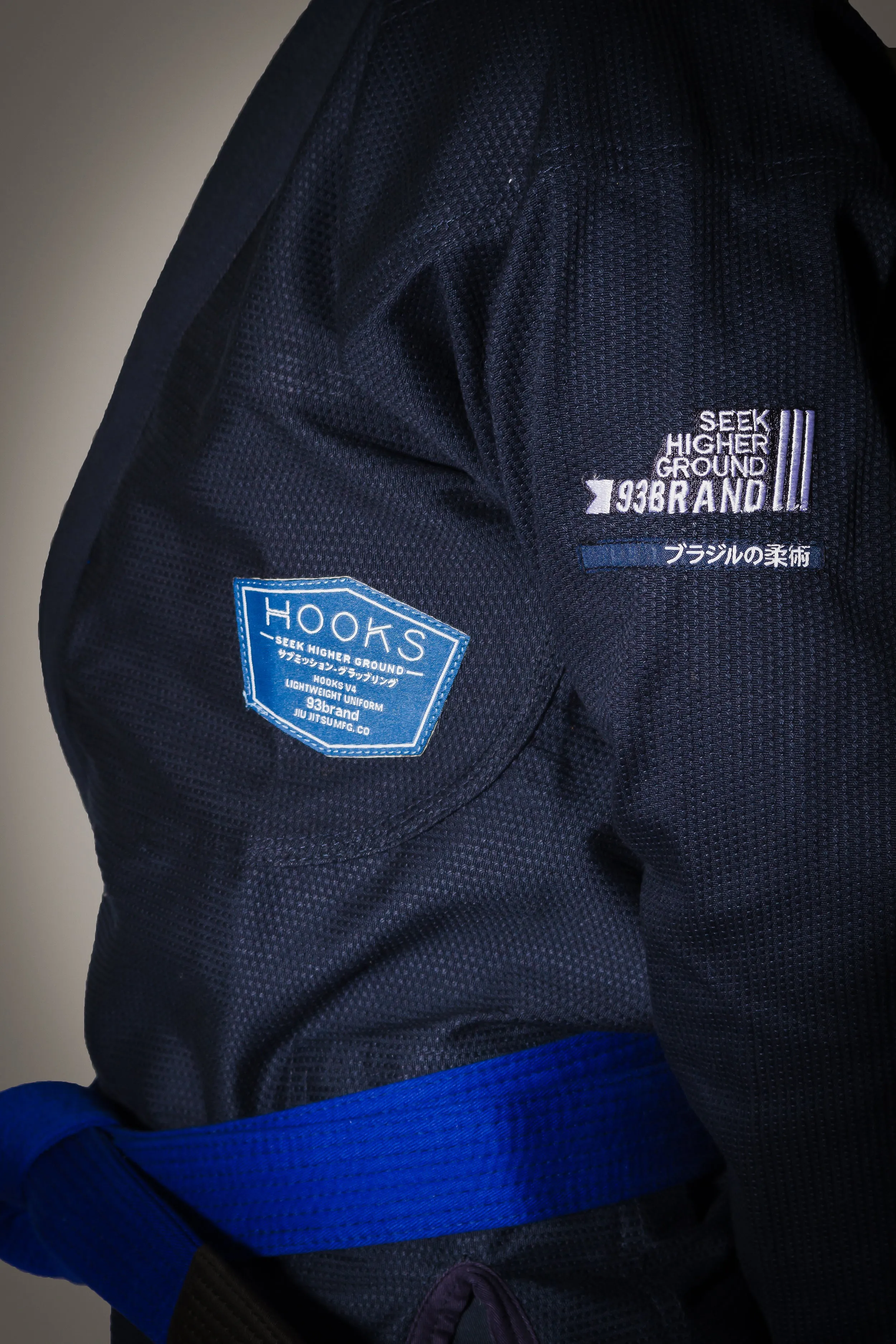 HOOKS V4 Blue Jiu Jitsu Gi - Navy