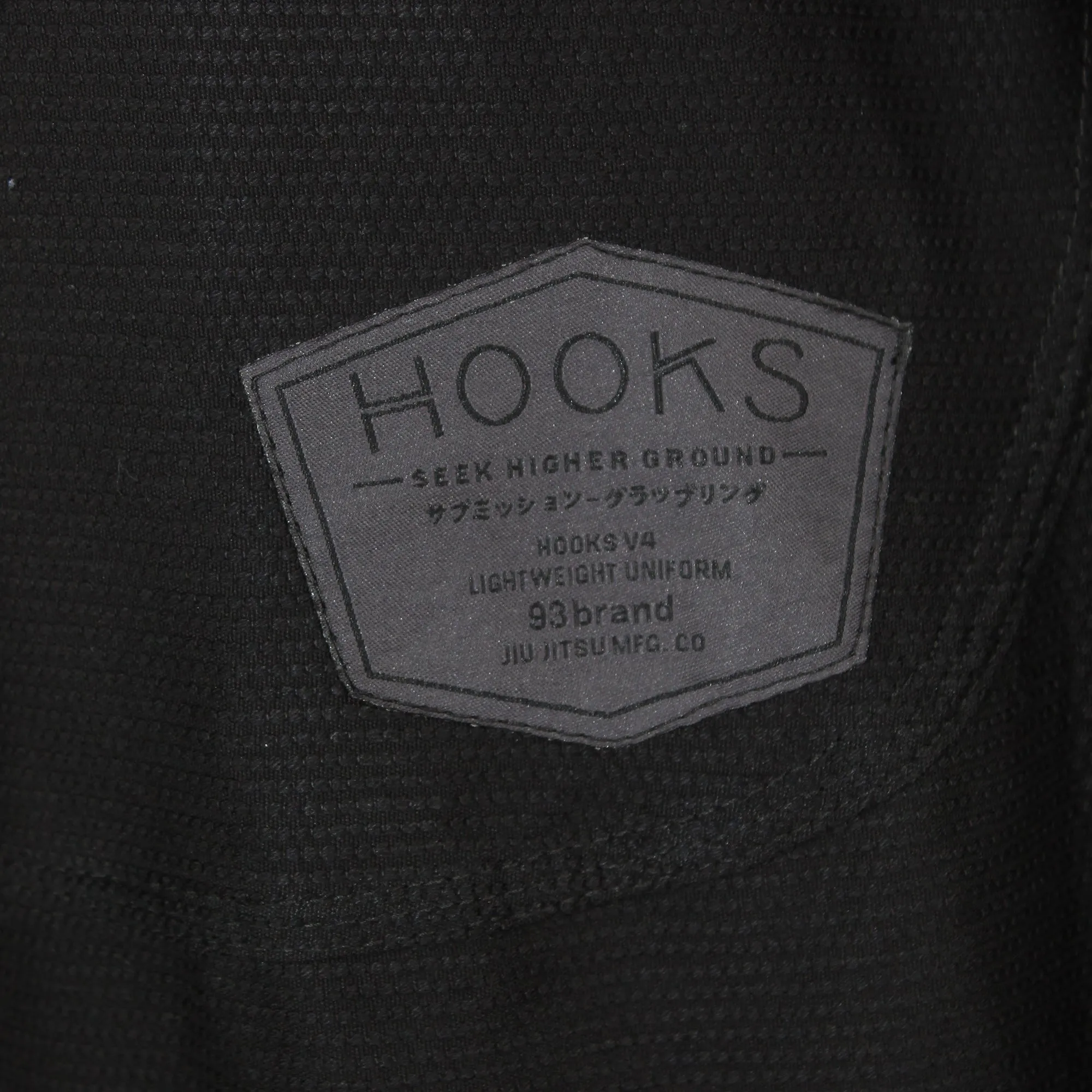 HOOKS V4 Jiu Jitsu Gi - Blacked Out Special Edition