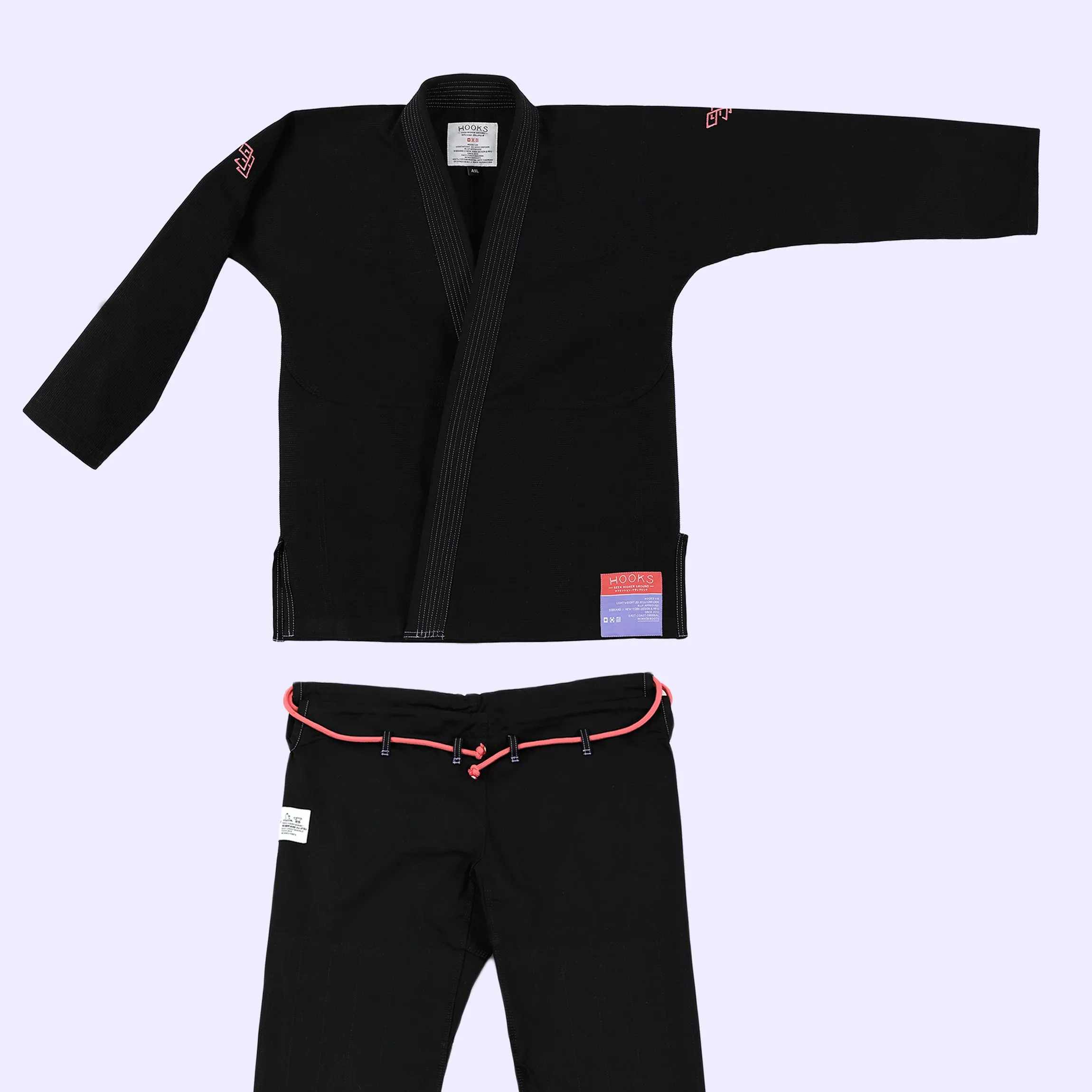 HOOKS V5 Women's Jiu Jitsu Gi - Black