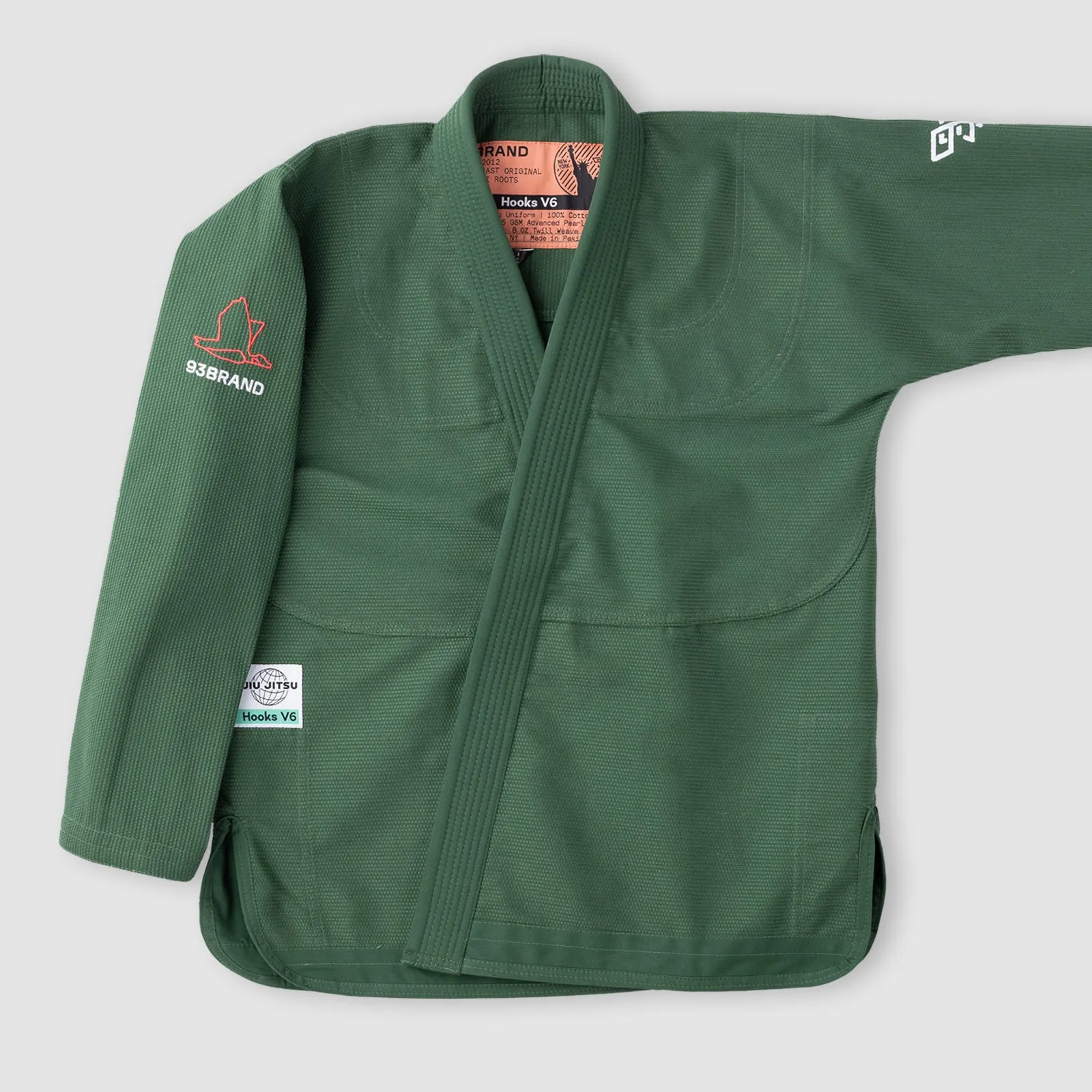 HOOKS V6 Women's Jiu Jitsu Gi - Olive