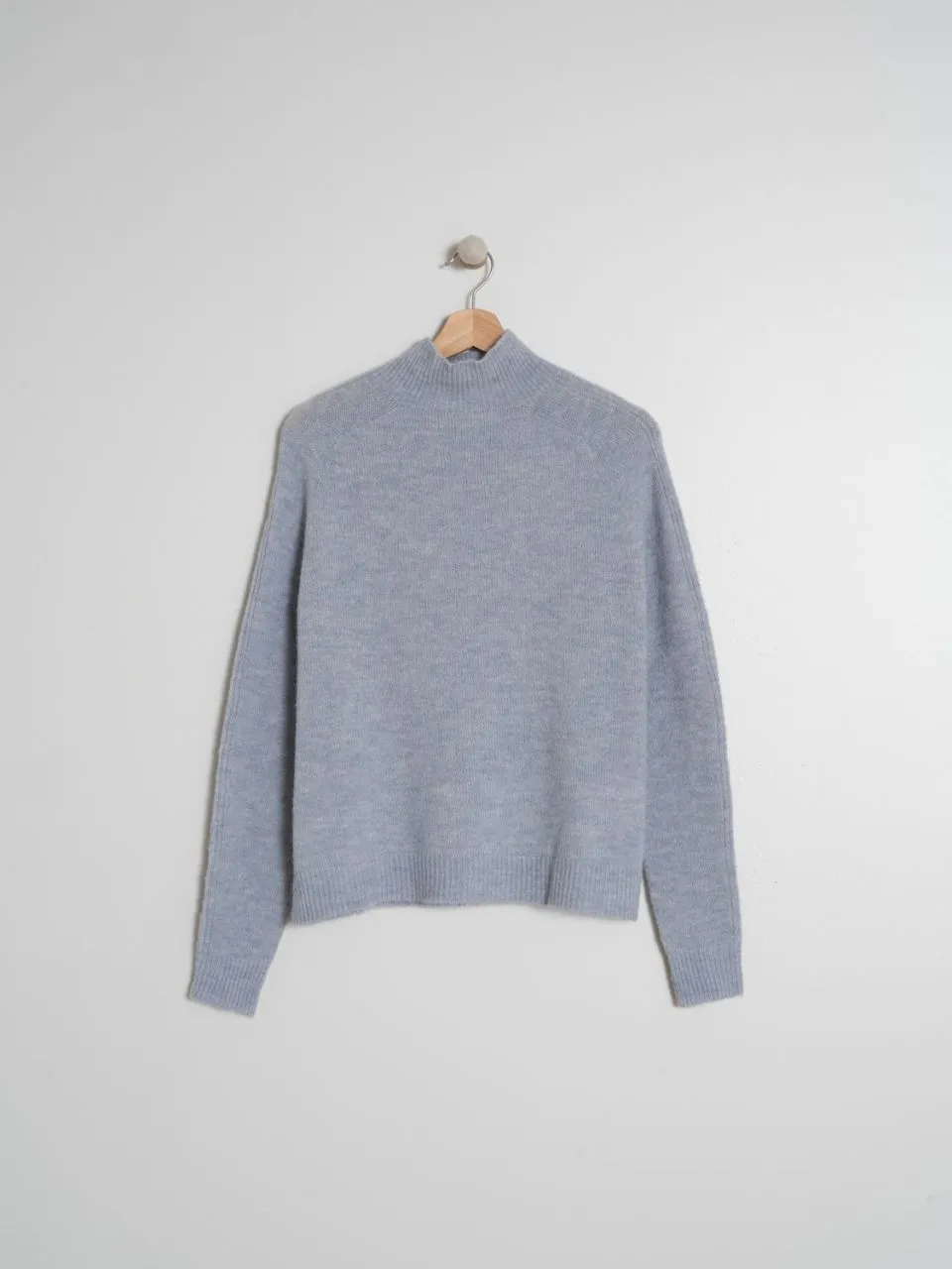 Indi & Cold Mock Neck Sweater