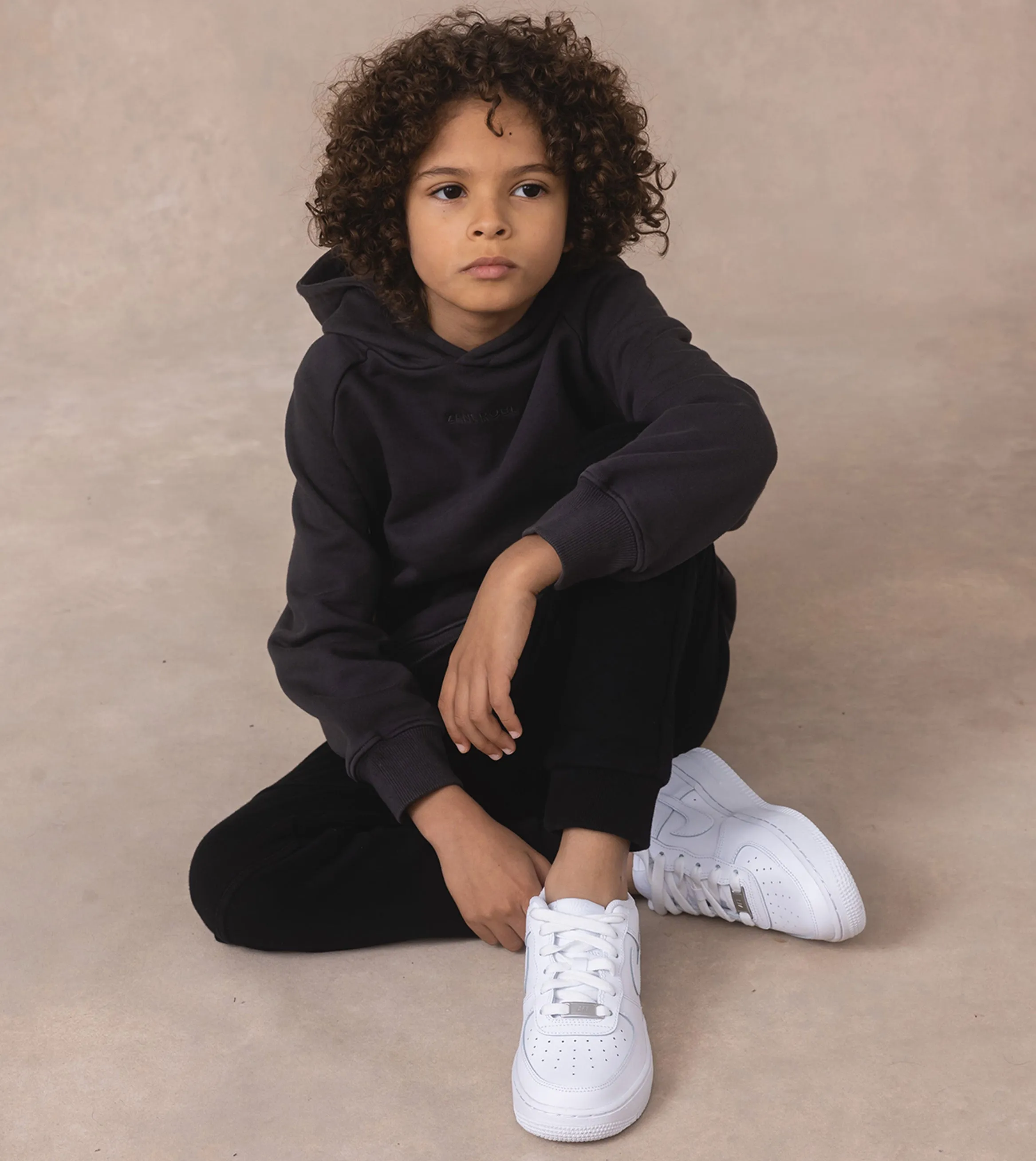 Kids Orgo Hoody GD Dk Grey