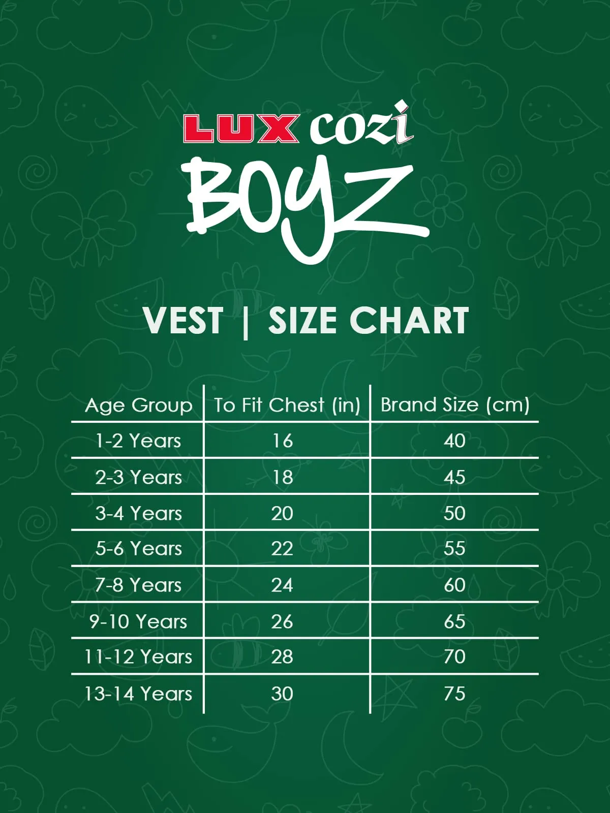 Lux Cozi Boys White Cotton Vest Pack of 3 (Size : 9-10 Years)