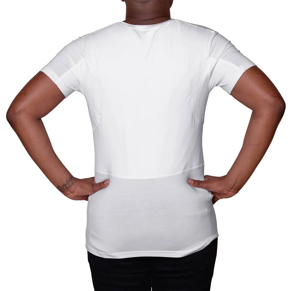 Men's Back Sweat Proof Undershirt for Back Sweating (Crew Neck)