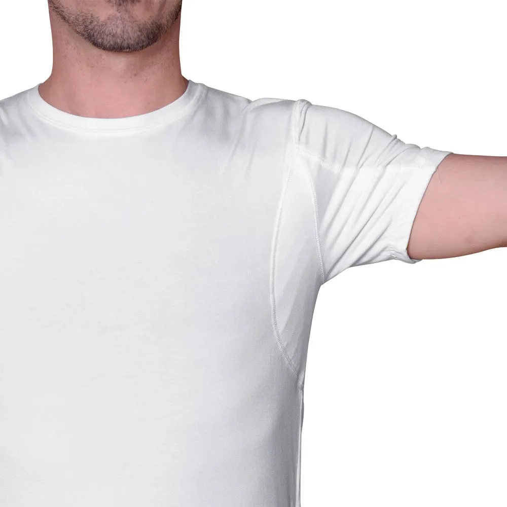 Men's Back Sweat Proof Undershirt for Back Sweating (Crew Neck)