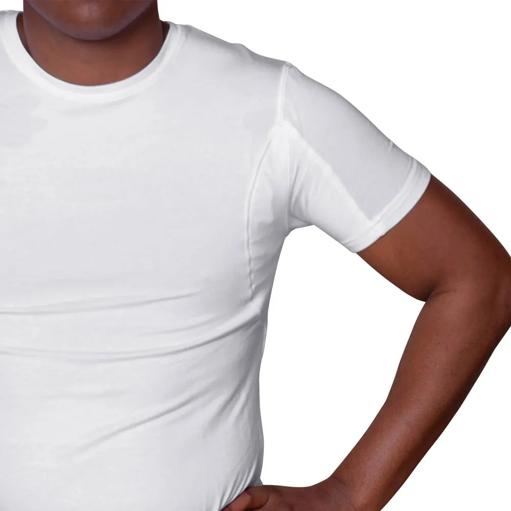 Men's Back Sweat Proof Undershirt for Back Sweating (Crew Neck)