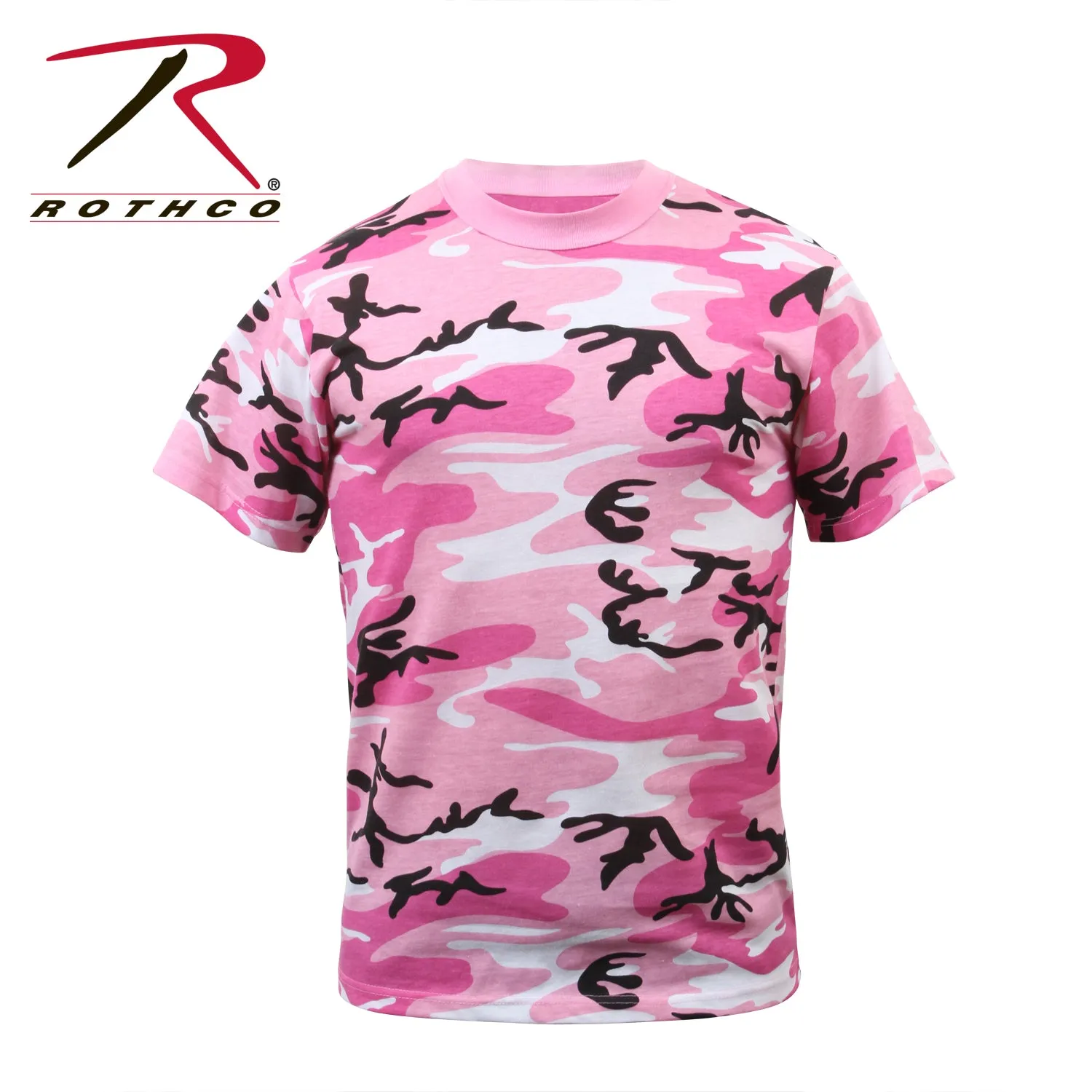 MEN'S COLORED CAMO T-SHIRT - PINK CAMO