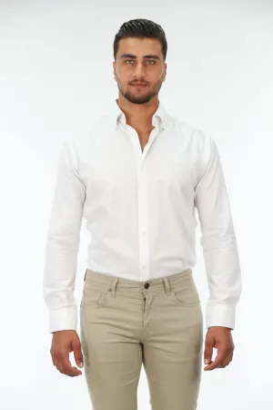 Non Iron White Classic Shirt