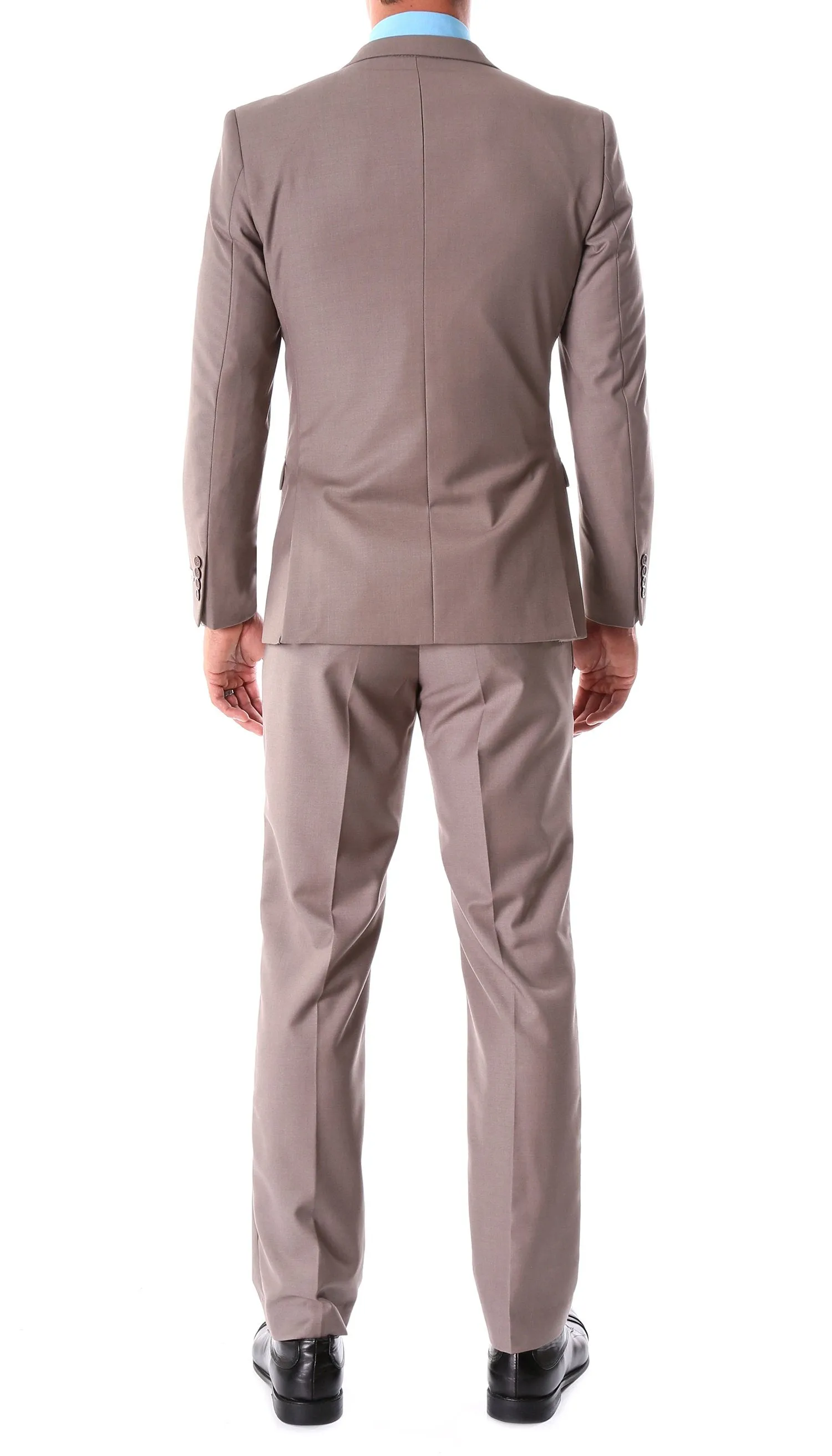 Oslo Taupe Notch Lapel 2 Piece Slim Fit Suit