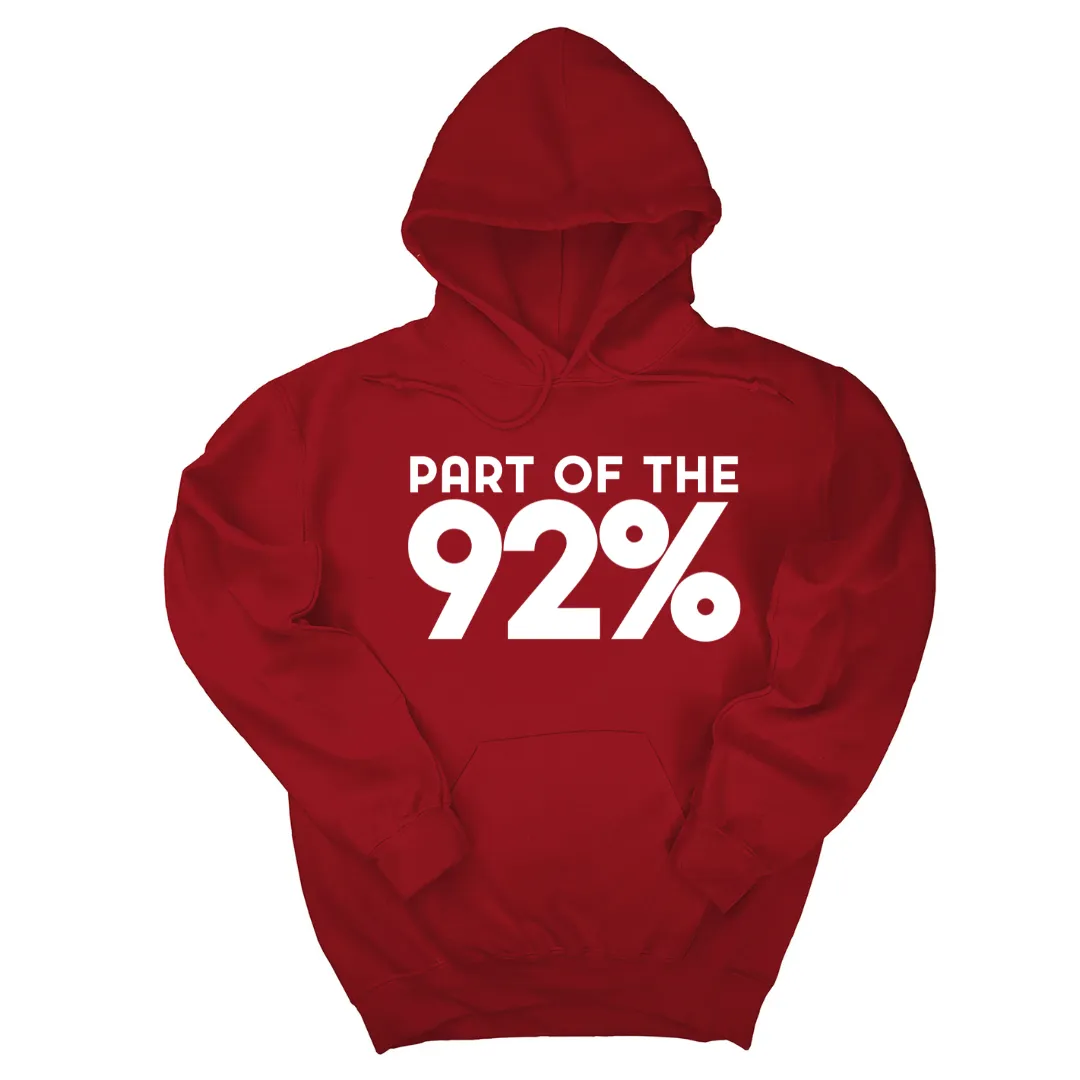 Part of the 92 Percent Unisex Hoodie