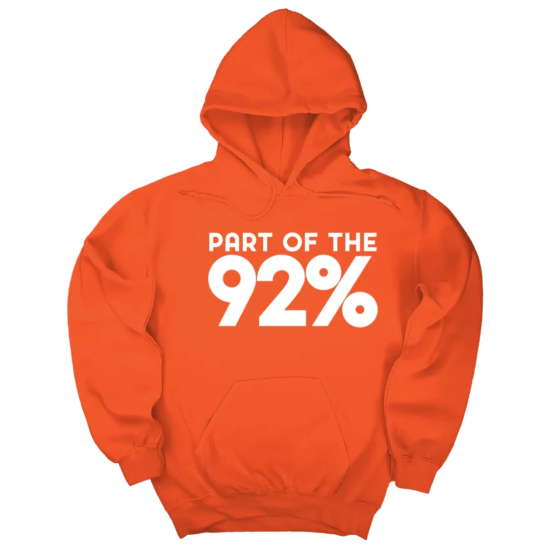 Part of the 92 Percent Unisex Hoodie