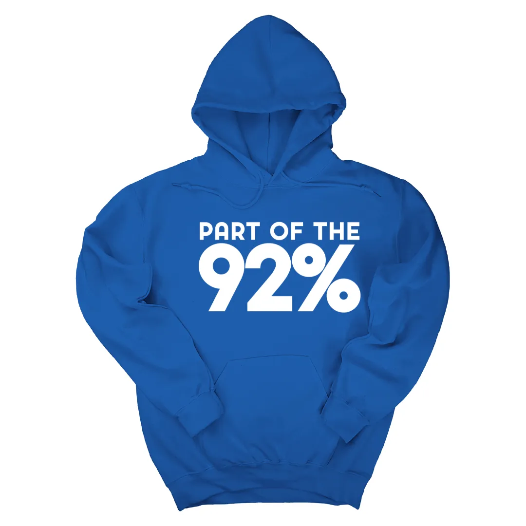 Part of the 92 Percent Unisex Hoodie