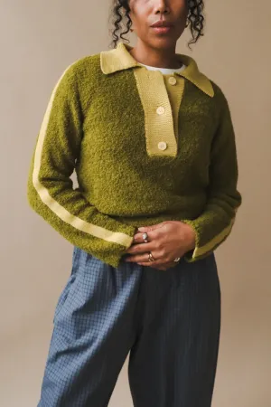 RHEA POLO SWEATER