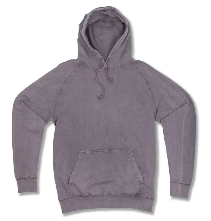 Vintage Washed Hoodie - Zinc