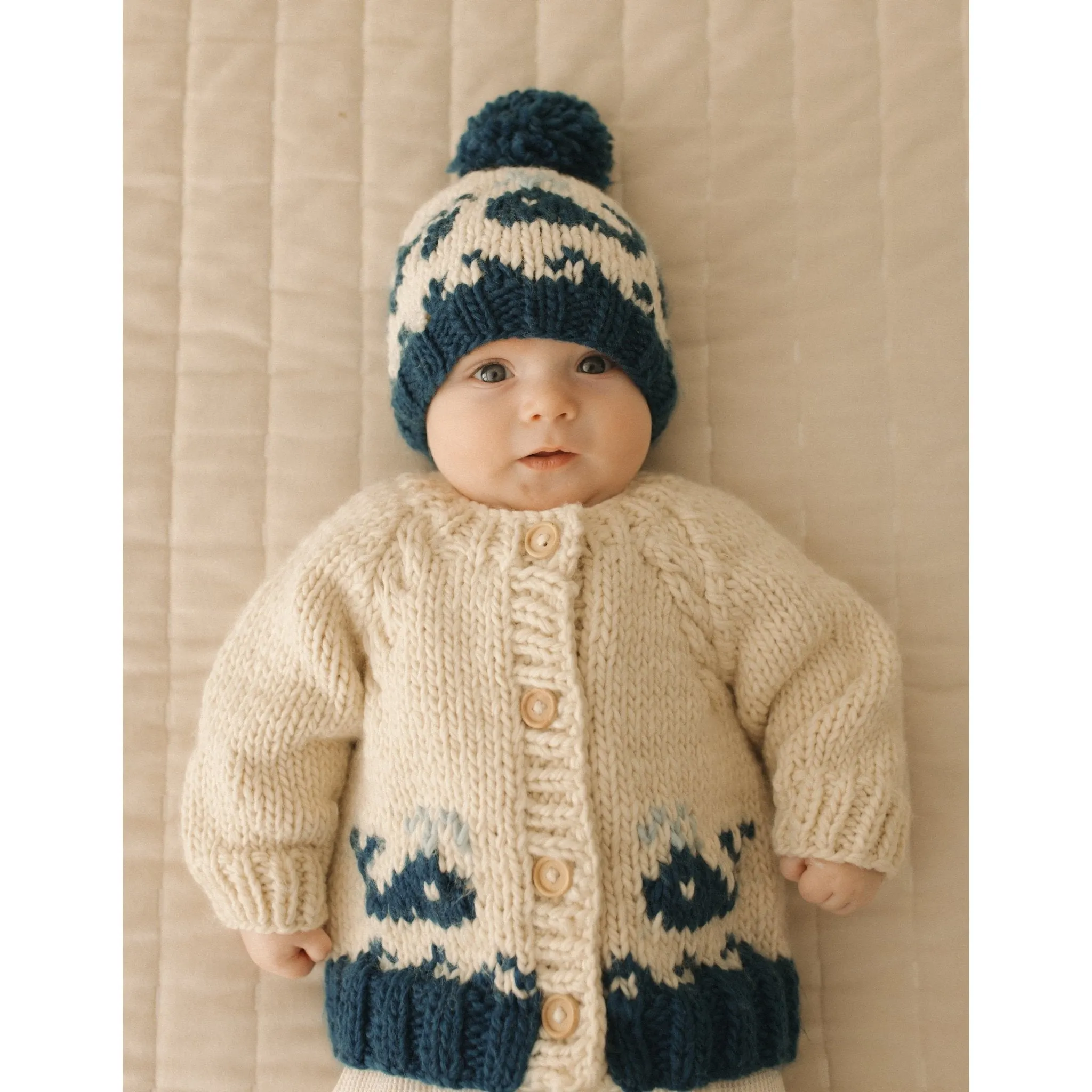 Whale Cardigan Sweater for Baby & Toddler