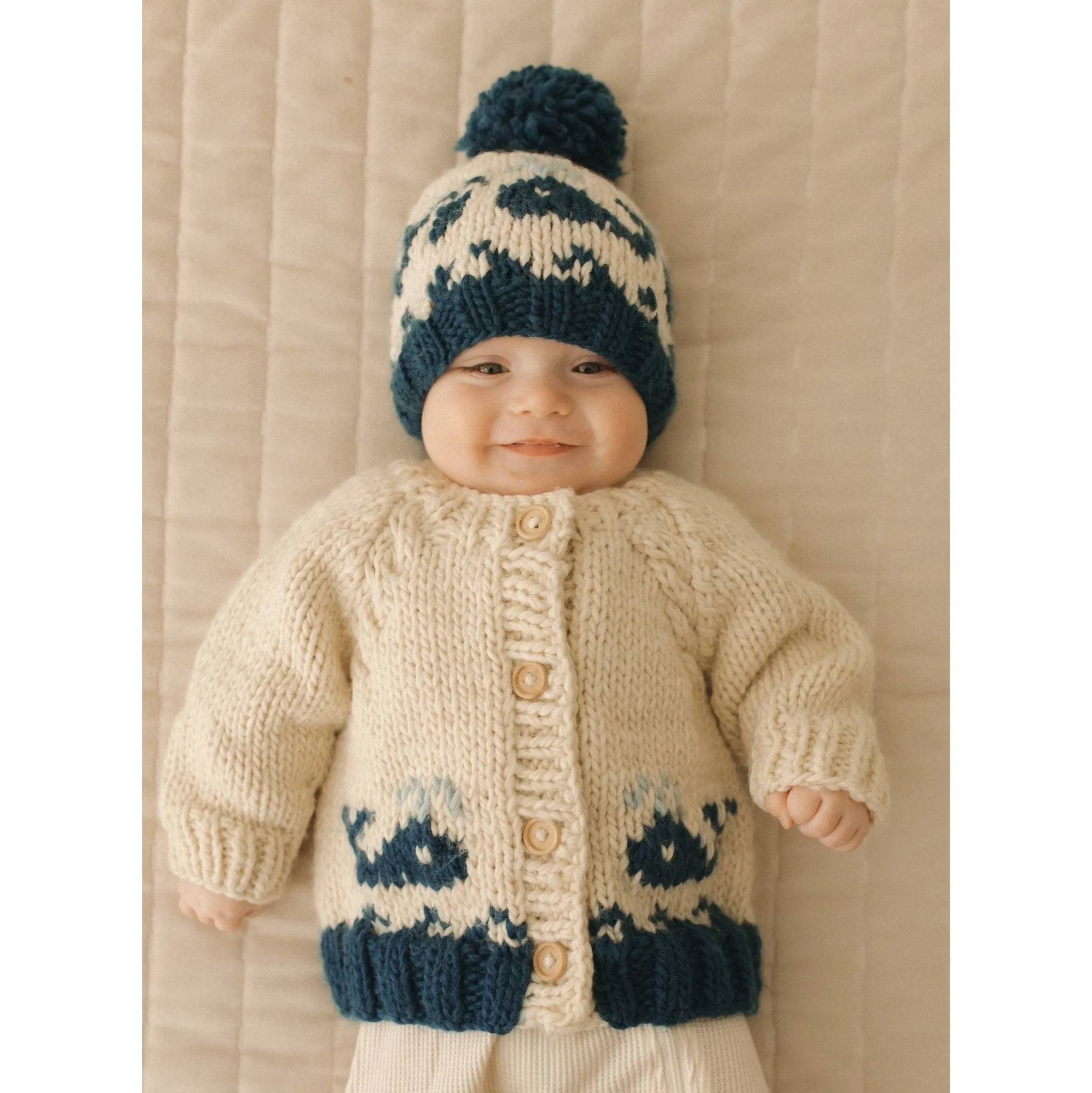 Whale Cardigan Sweater for Baby & Toddler